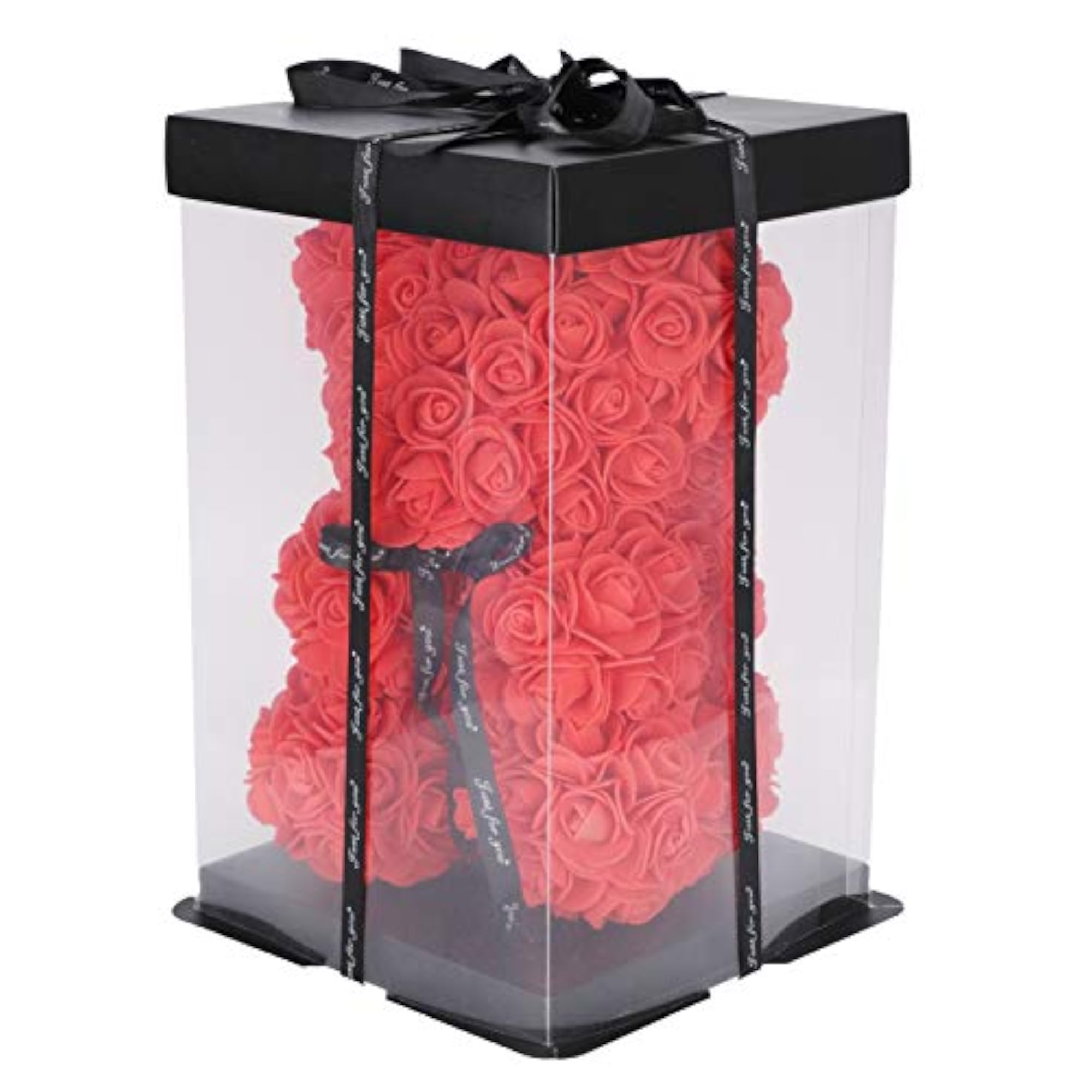 Handmade Flower Teddy Bear Gift Box, Eco-Friendly